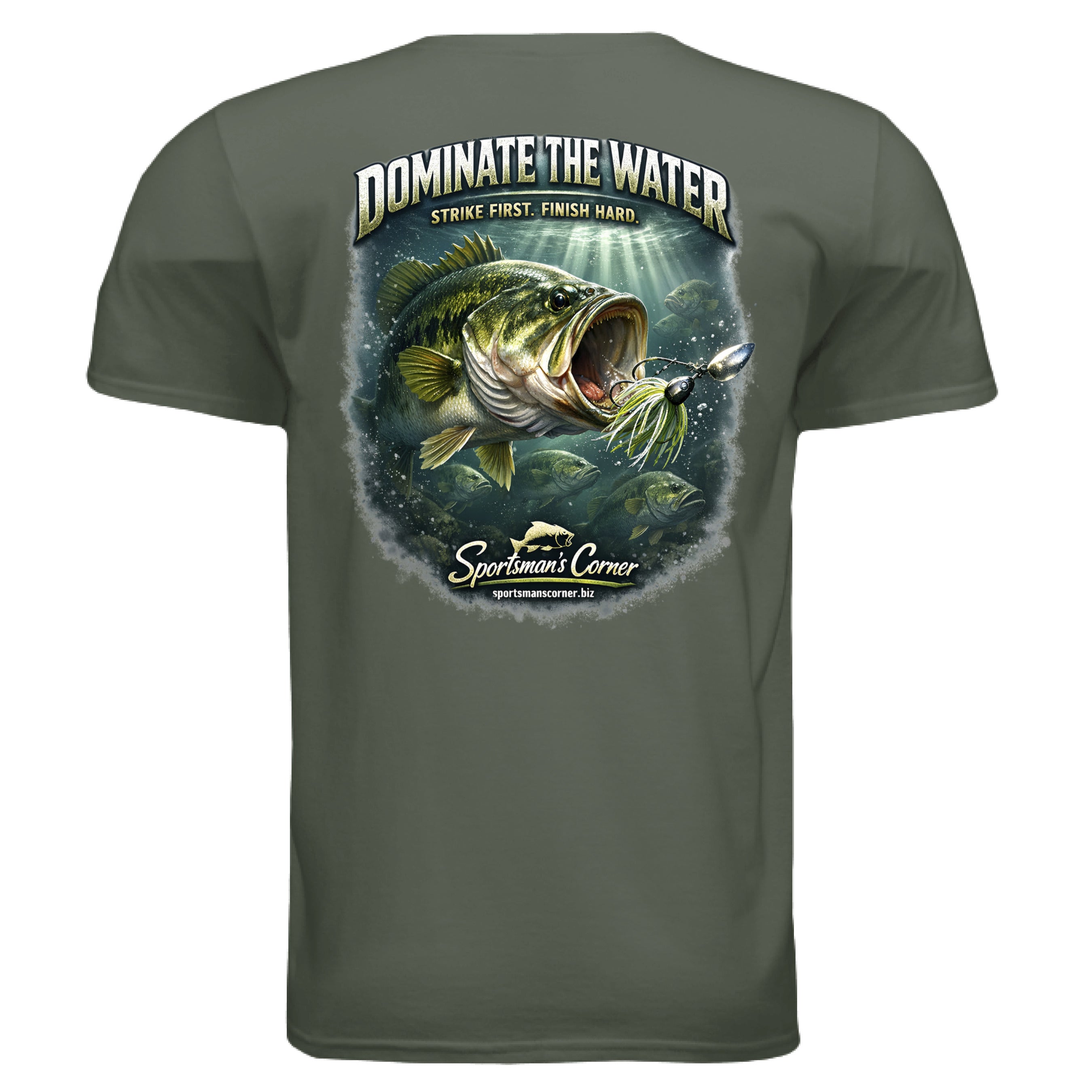 MILITARY GREEN - BACK